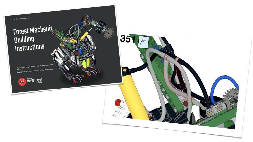 Forest Mechsuit Building Instructions Sample page 2