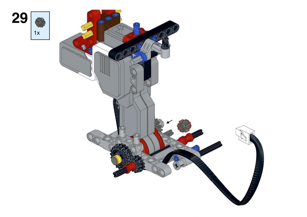 EV3 Catfish building instructions step 29