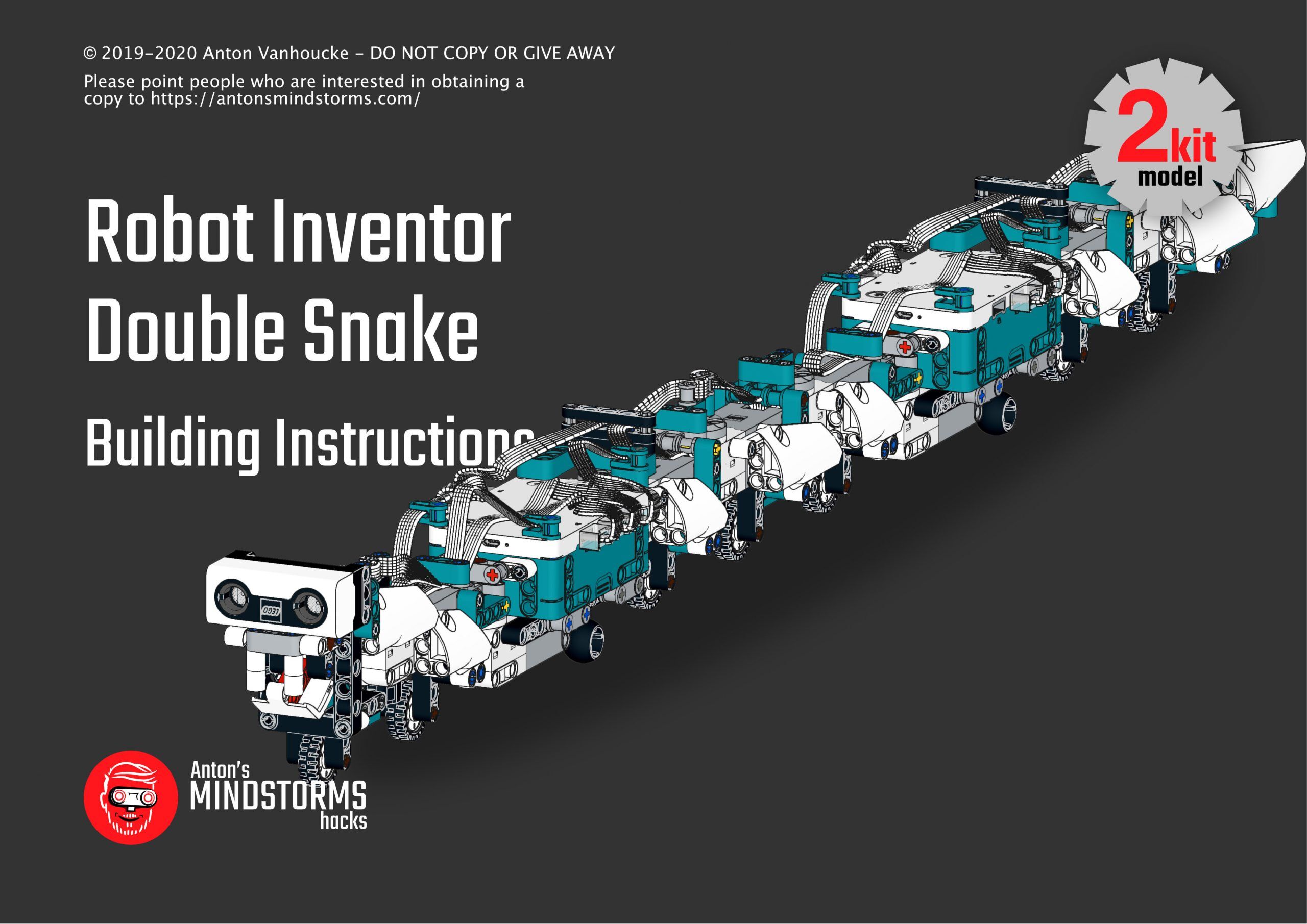 PDF for Three-segment robot Snake with 51515 LEGO Robot Inventor