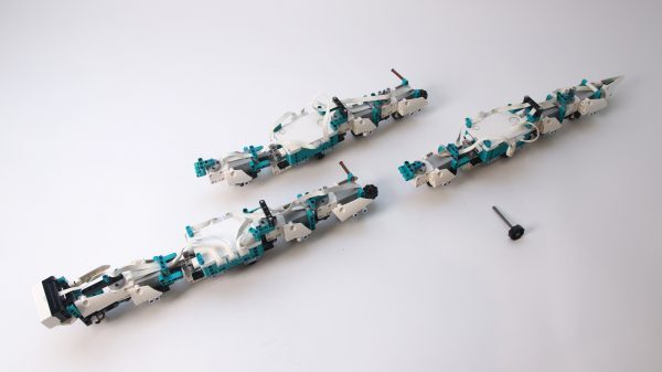 Three-segment robot Snake with 51515 LEGO Robot Inventor