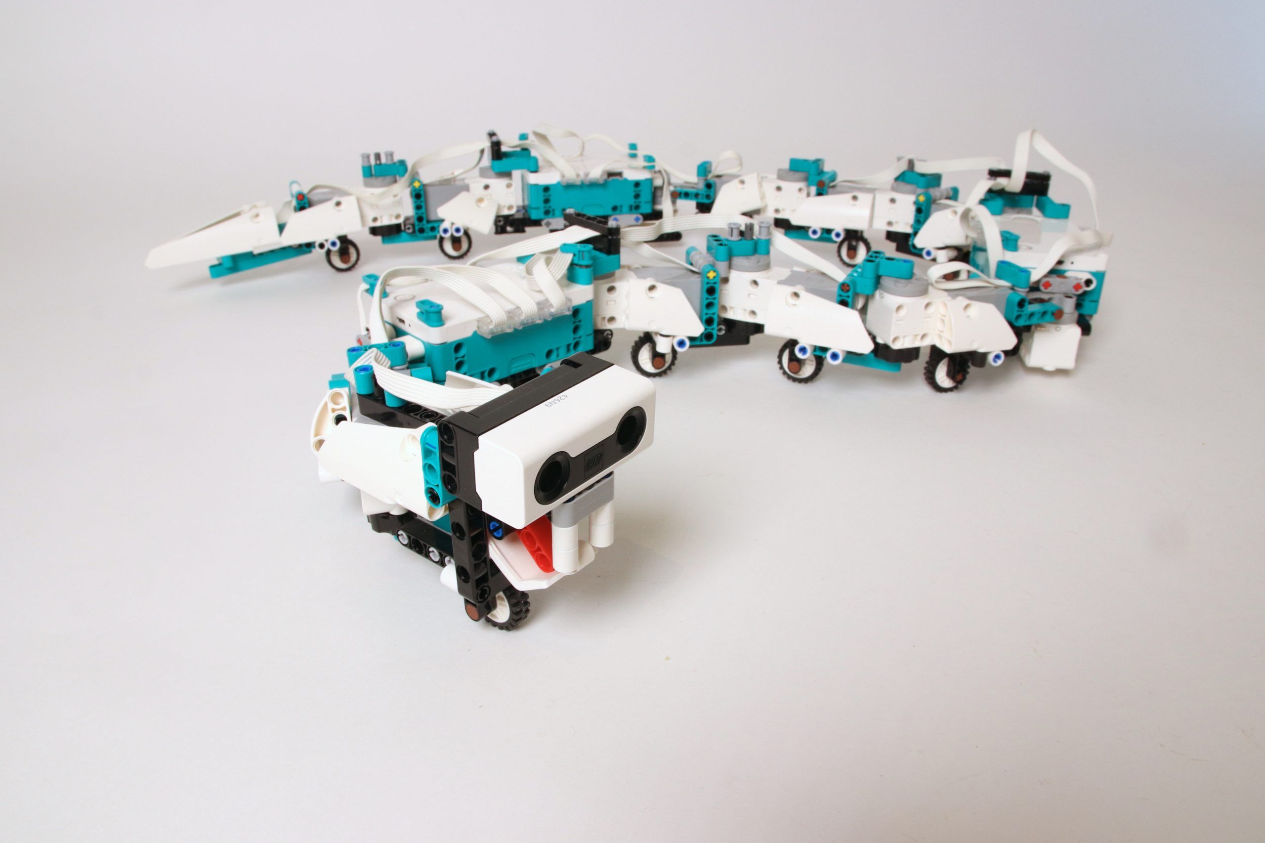 Three-segment robot Snake with 51515 LEGO Robot Inventor