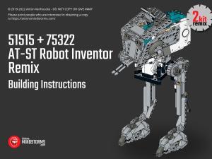 at-st 51515 robot inventor remix walking