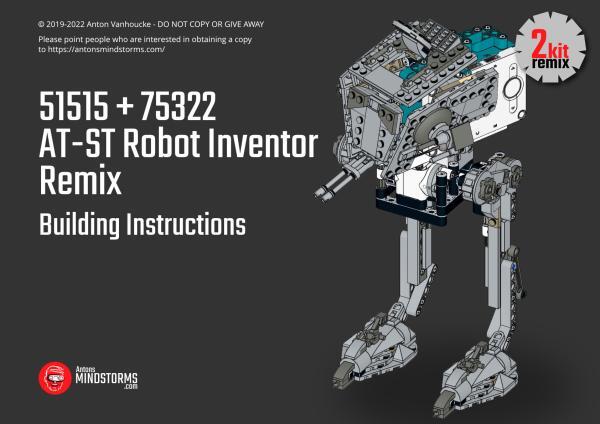 at-st 51515 robot inventor remix walking