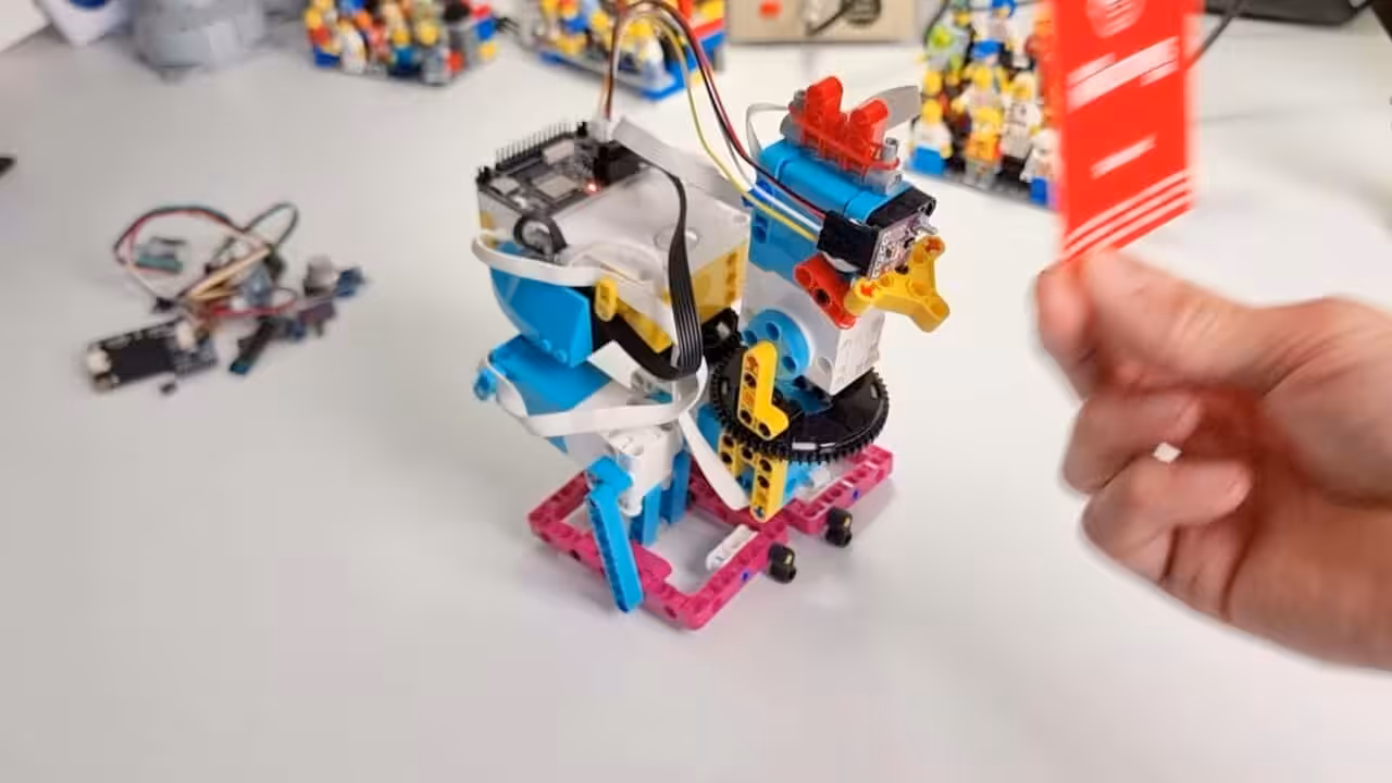 cyborg chicken gesture micropup pybricks multitask